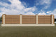 Constructie Gard din Beton si Lemn Model GA04 Natur - gard modern poza 2