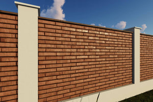 Constructie Gard din Zidarie de Caramida Model GA05 - gard clasic poza 3 thumbnail