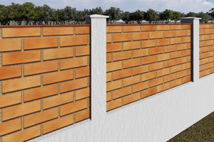 Constructie Gard din Zidarie cu Stalpi de Beton Proiect GA08 - gard clasic poza 3 thumbnail