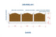 Constructie Gard din Lemn Vertical cu Stalpi de Beton GA11 - proiect de gard