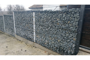 Constructie Gard din Piatra Sparta si Metal Model GA13 - gard modern poza 10 thumbnail