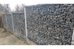 Constructie Gard din Piatra Sparta si Metal Model GA13 - gard modern poza 11 thumbnail
