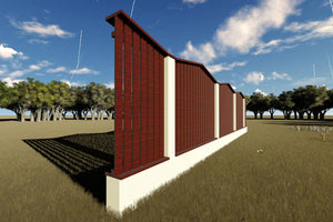 Constructie Gard cu Panouri de Lemn Verticale Proiect GA17 - gard rustic poza 3 thumbnail