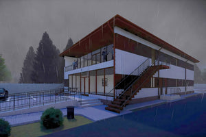 Constructie hala metalica evenimente proiect 515-007 - exterior hala imagine 7 thumbnail