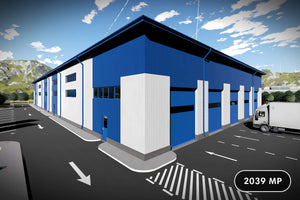 Constructie hala metalica pentru service auto model 2039-009 - poza 1 thumbnail