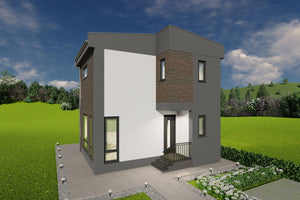 Constructie proiect casa 2 dormitoare cu etaj zidarie imagine 15 thumbnail
