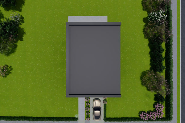 Constructie proiect casa cu geamuri mari din zidarie 200 mp acoperis poza 18