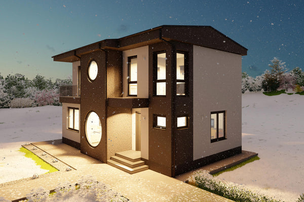 Constructie proiect casa p 1 150 mp din zidarie de caramida imagine 7