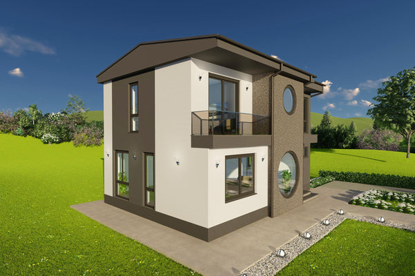 Constructie proiect casa p 1 150 mp din zidarie de caramida imagine 15