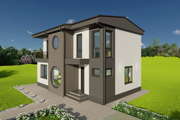 Constructie proiect casa p 1 150 mp din zidarie de caramida imagine 20