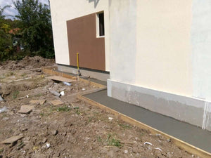 Constructie trotuare perimetrale pentru proiect de casa in Saftica thumbnail