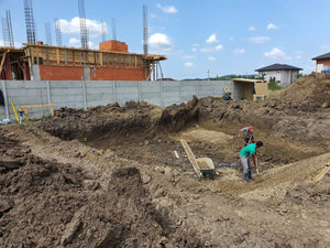 Constructie vila 420 mp in Ilfov sapatura fundatie si strat de capilaritate thumbnail