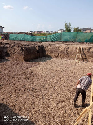 Constructie vila 420 mp in Ilfov sapatura fundatie si strat de capilaritate thumbnail