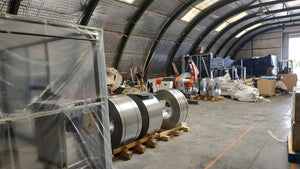 Debitare si premontaj casa structura metalica parter 53 mp in fabrica thumbnail