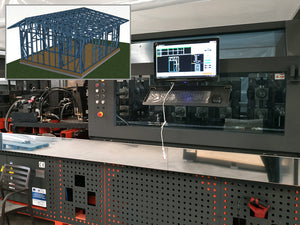 Debitare si premontaj casa structura metalica parter 53 mp in fabrica thumbnail