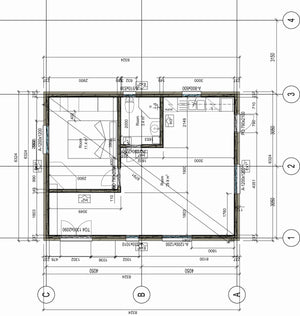 Debitare si premontaj casa structura metalica parter 53 mp in fabrica thumbnail
