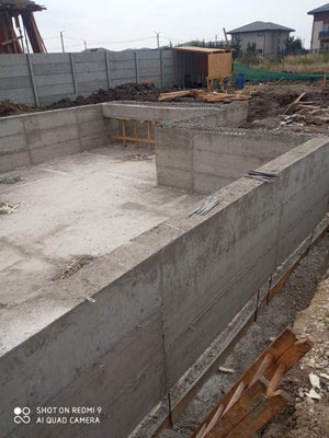 Decofrare demisol fundatie casa pe structura metalica 420 mp thumbnail