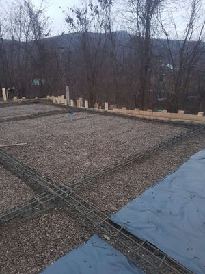 Decofrare grinzi fundatie si compactare pensiune agroturistica 220 mp thumbnail