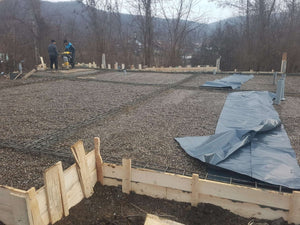 Decofrare grinzi fundatie si compactare pensiune agroturistica 220 mp thumbnail