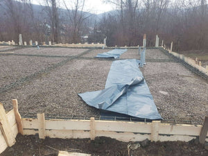 Decofrare grinzi fundatie si compactare pensiune agroturistica 220 mp thumbnail
