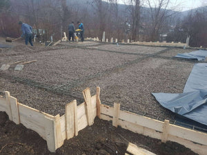 Decofrare grinzi fundatie si compactare pensiune agroturistica 220 mp thumbnail