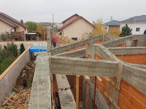 Decofrare grinzi si placare exterioara polistiren casa zidarie in Mogosoaia thumbnail