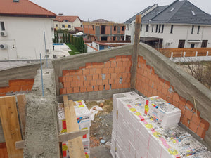 Decofrare grinzi si placare exterioara polistiren casa zidarie in Mogosoaia thumbnail