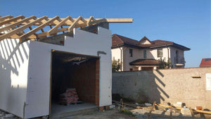 Decofrare grinzi si placare exterioara polistiren casa zidarie in Mogosoaia thumbnail