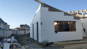 Decofrare grinzi si placare exterioara polistiren casa zidarie in Mogosoaia thumbnail