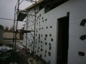 Decofrare grinzi si placare exterioara polistiren casa zidarie in Mogosoaia thumbnail