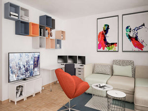 Design interior pentru apartament 80mp in Zurich Elvetia thumbnail