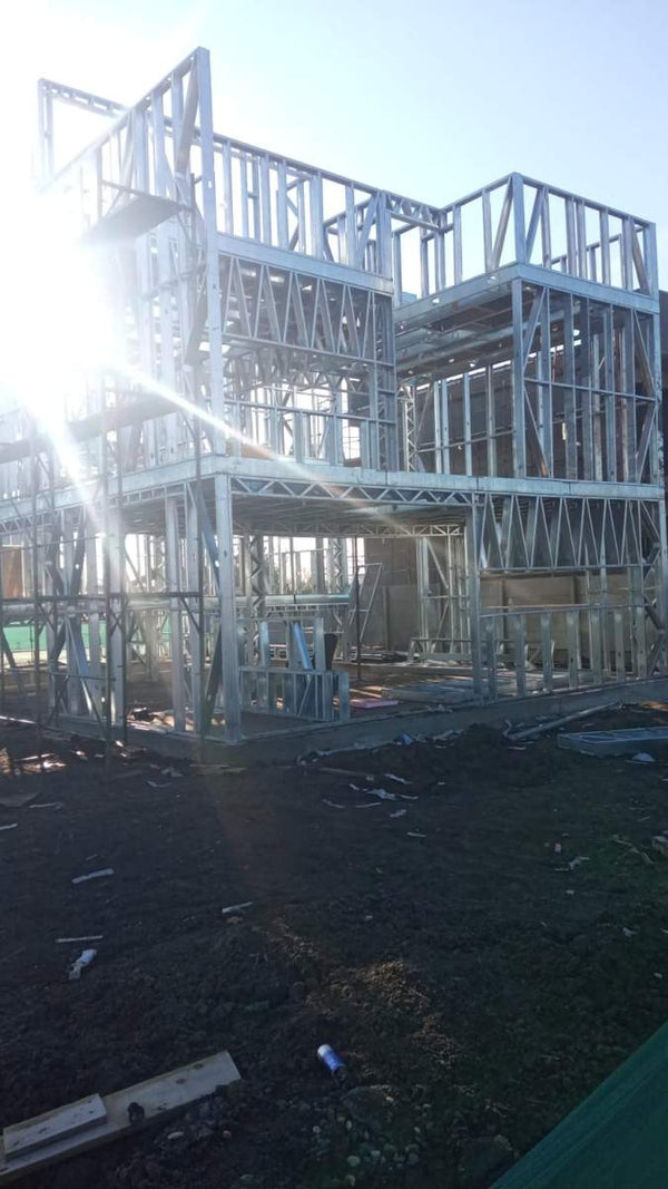 Detaliu montaj profile C si U la nivelul etajului