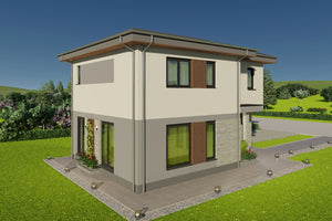detaliu tencuiala decorativa in nuante deschise unitate locativa thumbnail