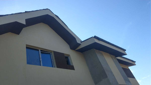 Detaliu textura tencuiala siliconata 1.5 mm