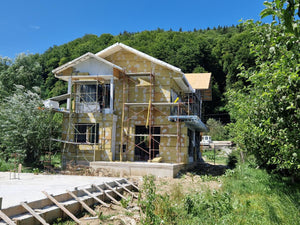 Etapa de termoizolatie exterioara casa pe structura usoara thumbnail