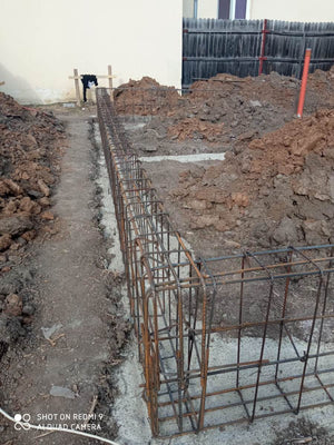 Executie si plantare armatura grinzi fundatie casa parter in Ghermanesti thumbnail