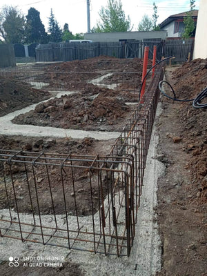 Executie si plantare armatura grinzi fundatie casa parter in Ghermanesti thumbnail