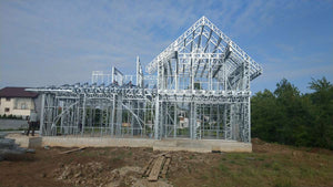 Finalizare montaj structura metalica proiect de casa in Saftica thumbnail