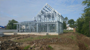 Finalizare montaj structura metalica proiect de casa in Saftica thumbnail