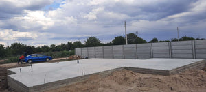 Finalizarea fundatiei si transport structura metalica casa 120 mp in Braila thumbnail