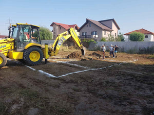 Sapatura si turnare beton mort pentru fundatie casa proiect 250 mp thumbnail