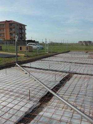 Sapatura si turnare beton mort pentru fundatie casa proiect 250 mp thumbnail