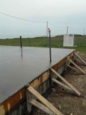Sapatura si turnare beton mort pentru fundatie casa proiect 250 mp thumbnail