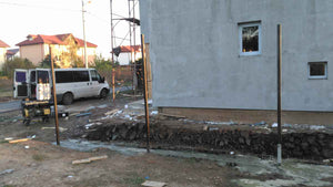 Constructie garduri exterioare si placare beton curte proiect casa 191 mp thumbnail