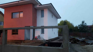 Constructie garduri exterioare si placare beton curte proiect casa 191 mp thumbnail