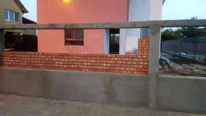 Constructie garduri exterioare si placare beton curte proiect casa 191 mp thumbnail