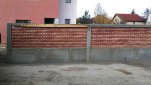 Constructie garduri exterioare si placare beton curte proiect casa 191 mp thumbnail