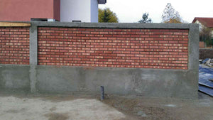 Constructie garduri exterioare si placare beton curte proiect casa 191 mp thumbnail