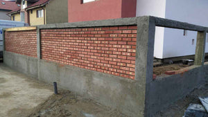 Constructie garduri exterioare si placare beton curte proiect casa 191 mp thumbnail
