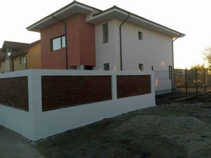 Constructie garduri exterioare si placare beton curte proiect casa 191 mp thumbnail